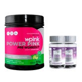 super power pink de limão 300g + 2 cabelos e unhas - wp